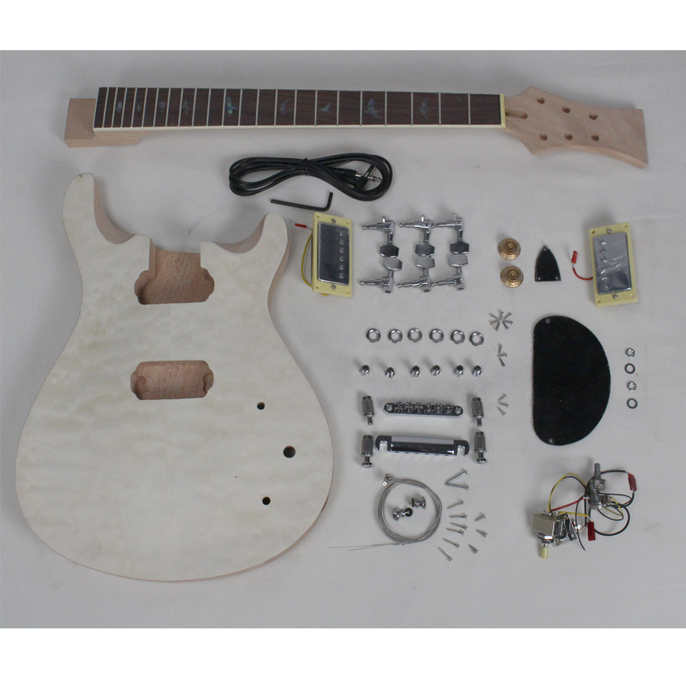 Quilted Maple unfinished Electric Guitar Kits.jpg Quilted Maple unfinished Electric Guitar Kits.jpg