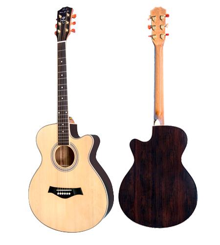 High Grade Solid Spruce Wood 40'' Acoustic Guitar Cutaway